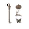 Haute Decor Oil-Rubbed Bronze Adjustable Wreath Hanger with Seasonal Icons